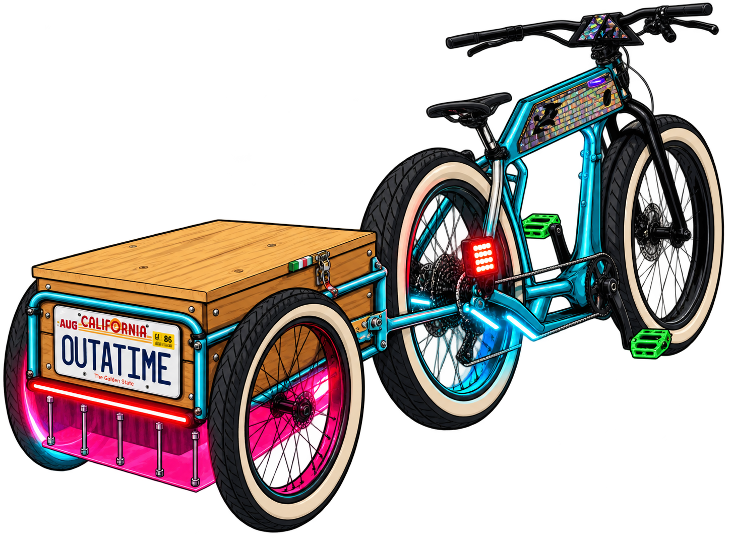 Lego Bike and trailer